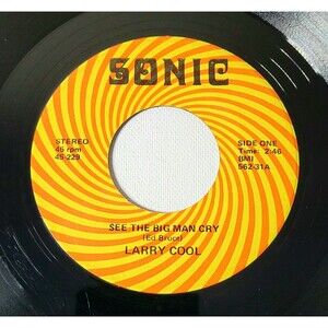 Larry Cool 45 RPM - See The Big Man Cry / Monkey Business - Sonic VG Country